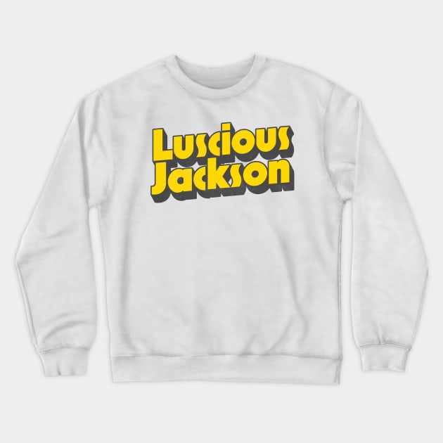 Luscious Jackson // 90s Style Fan Design Crewneck Sweatshirt by DankFutura